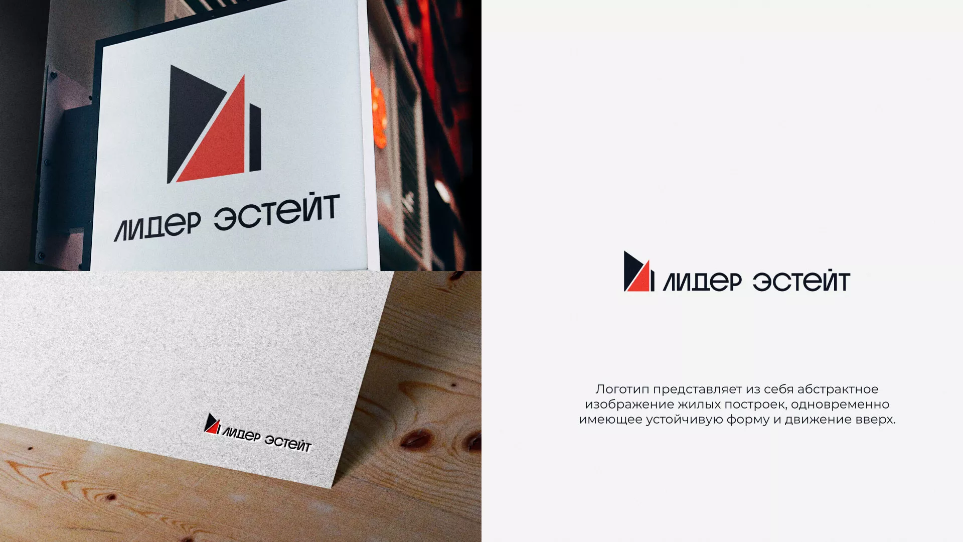 Сделали логотип для агентства недвижимости «Лидер Эстейт» в Дубовке